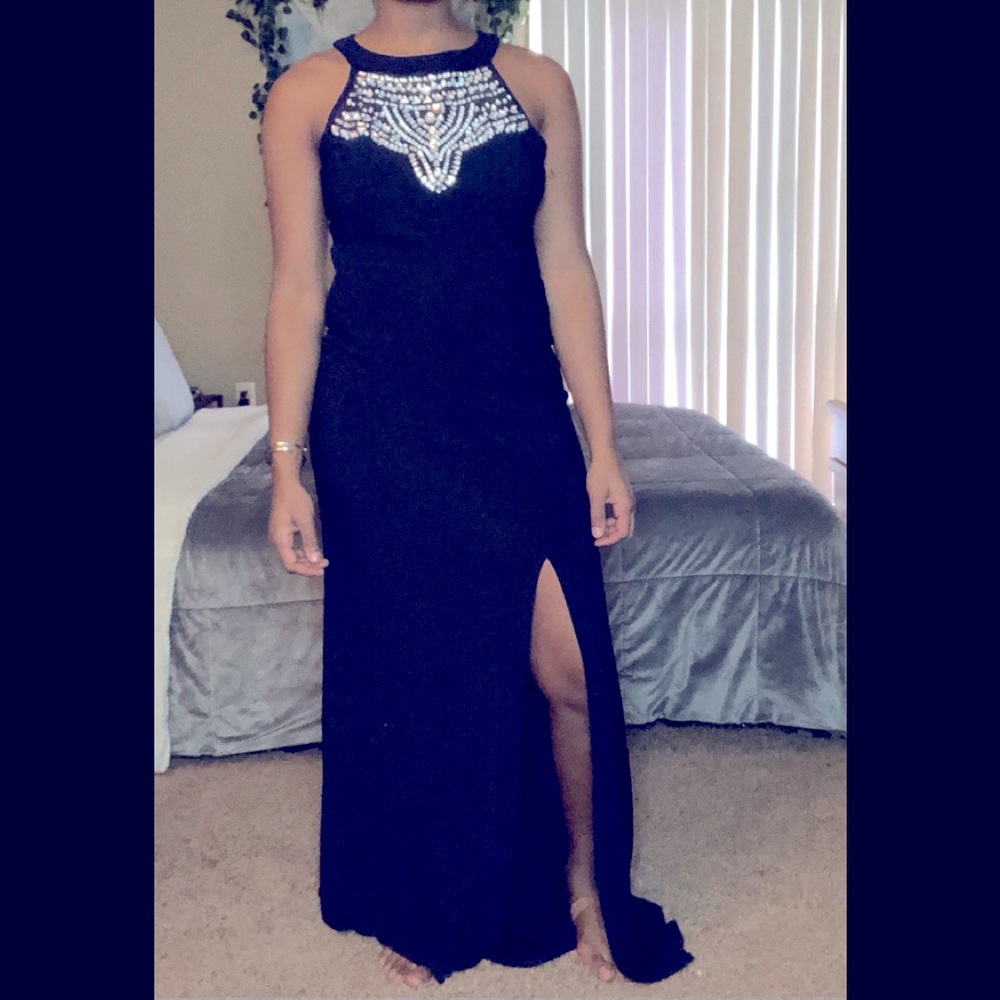 Dark Navy Blue Dress